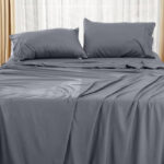 Utopia Bedding Queen Bed Sheets 4 Piece Set in the Color Gray