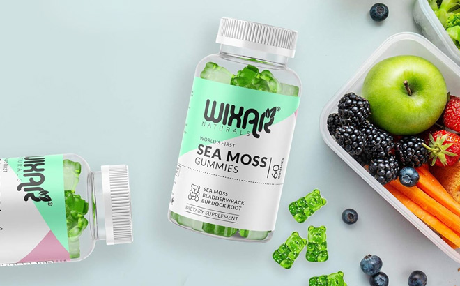 Wixar Naturals Irish Sea Moss and Bladderwrack Gummies