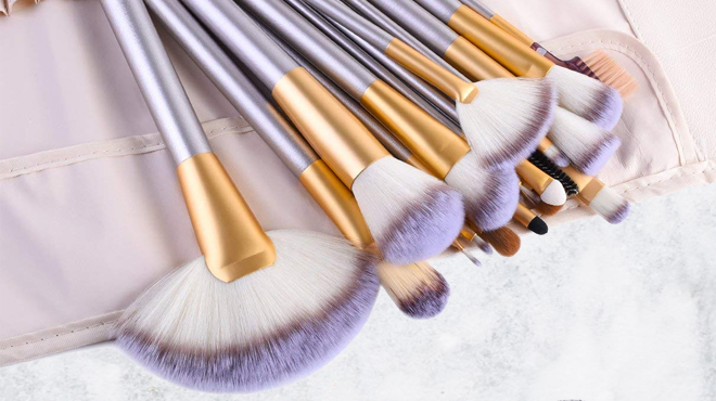 24 Piece Makeup Brush Set