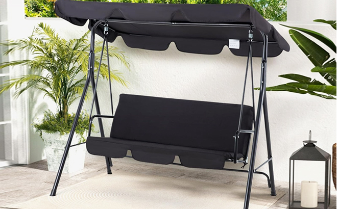 3 Seater Outdoor Patio Swing Chair