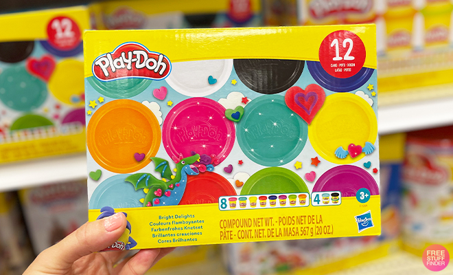A Person Holding the PlayDoh Bright Delights Great at Target