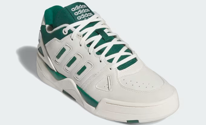 Adidas Midcity Low Mens Shoes in the Colors White and Green