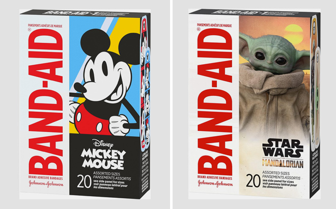 Band Aid Brand Adhesive Bandages for Minor Cuts Scrapes Wound Care Disneys Mickey Mouse