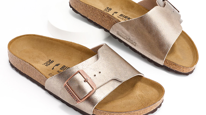 Birkenstock Slide Sandal Catalina in Taupe