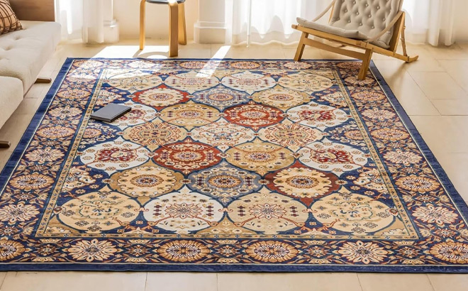 Boho Vintage Medallion Area Rug