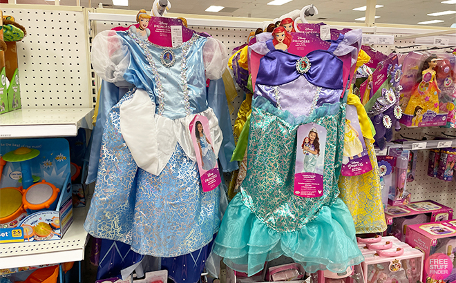 Disney Cinderella and Ariel Princess Dresses at Target