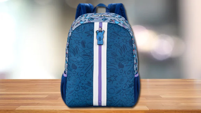 Disney Lilo Stitch backpack on a Table