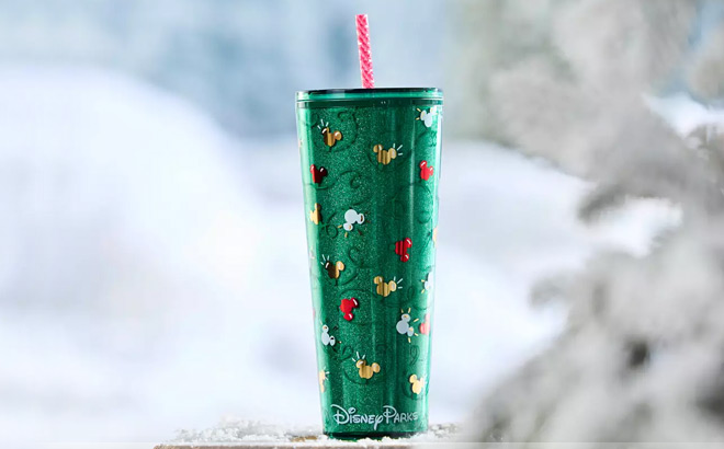 Disney Mickey Mouse Icon Holiday Lights Starbucks Tumbler