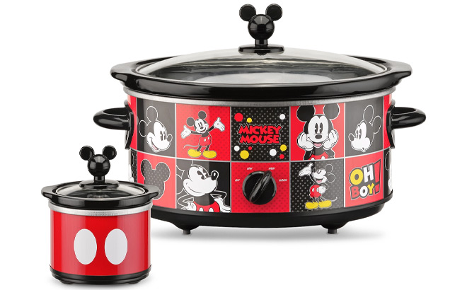 Disneys Mickey Mouse Slow Cooker Dipper Set