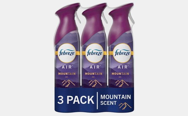 Febreze Air Fresheners Room Spray Air Freshener Bathroom Spray Mountain Scent Air Effects