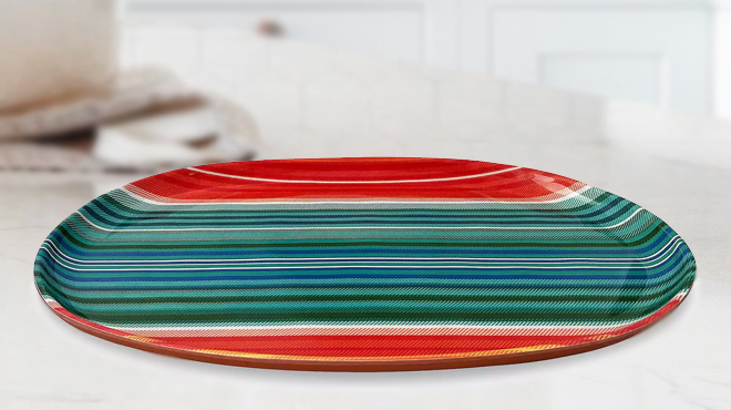 Food Network Mesa Feliz Large Melamine Serving Platter