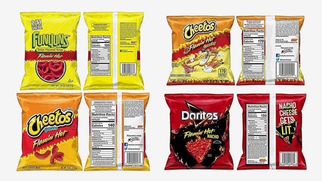 Frito Lay Flamin Hot Mix Variety Pack