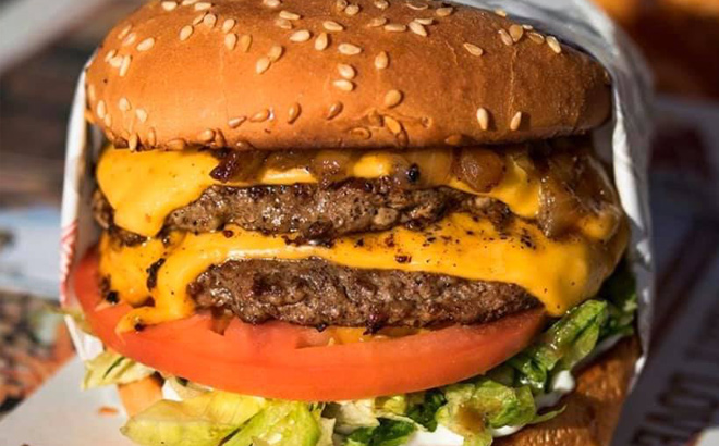 Habit Double Char Burger