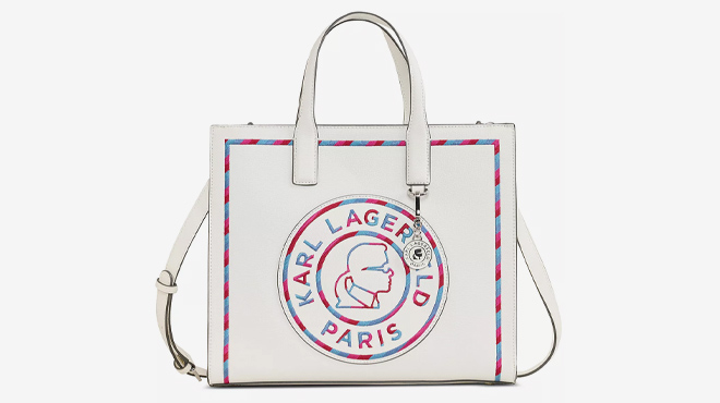 Karl Lagerfeld Paris Nouveau Medium Leather Tote 1