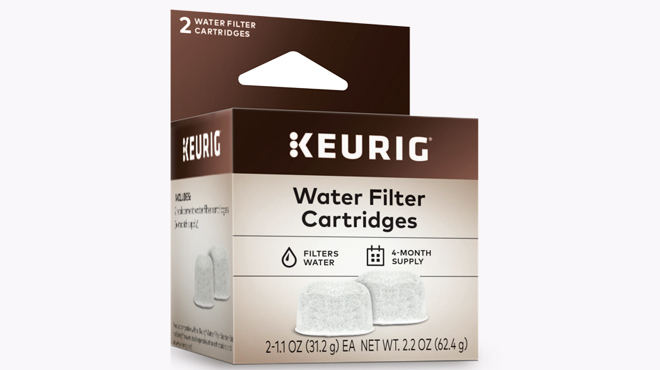 Keurig Water Filter Refill Cartridges 2 Count