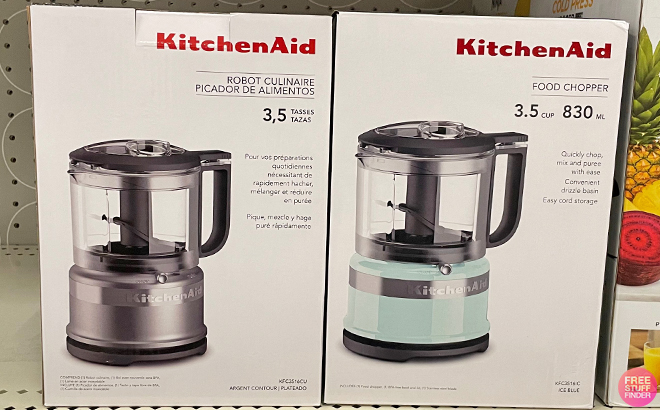 KitchenAid Food Choppers on a Shelf