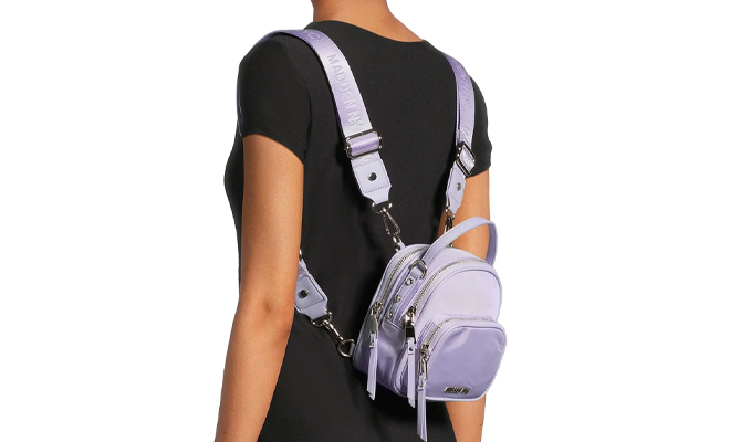 Madden NYC Womens Mini Convertible Backpack in Lilac