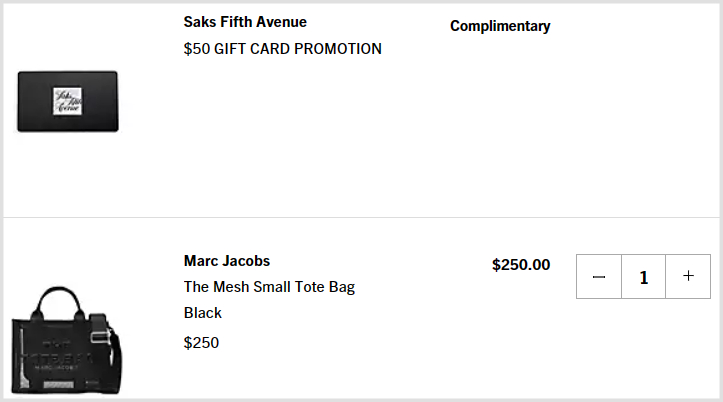 Marc Jacobs Tote Bag Checkout