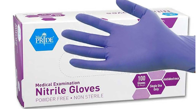 MedPride Nitrile Exam Gloves 100 ct