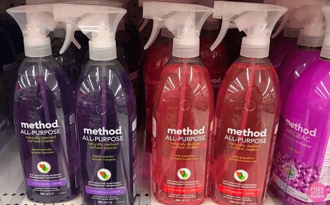 Method All Purpose Cleaner Spray on Shelf