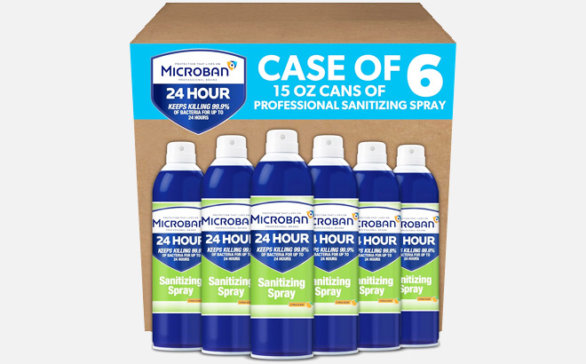 Microban Aerosol Disinfectant Spray