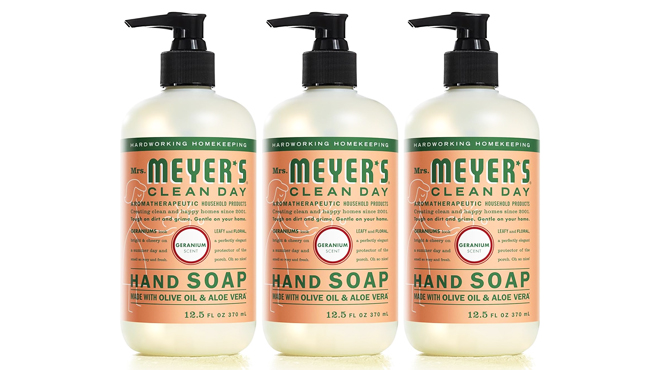 Mrs Meyers Clean Day Hand Soap 3 Pack