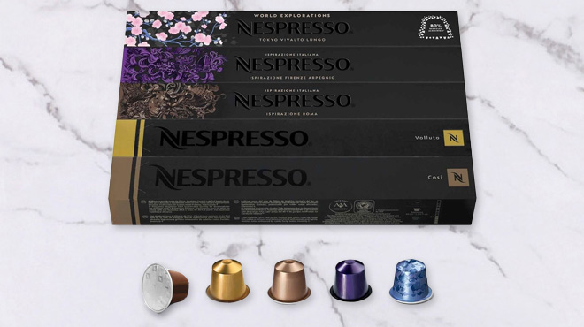 Nespresso 50 Count OriginalLine Variety Pack Capsules