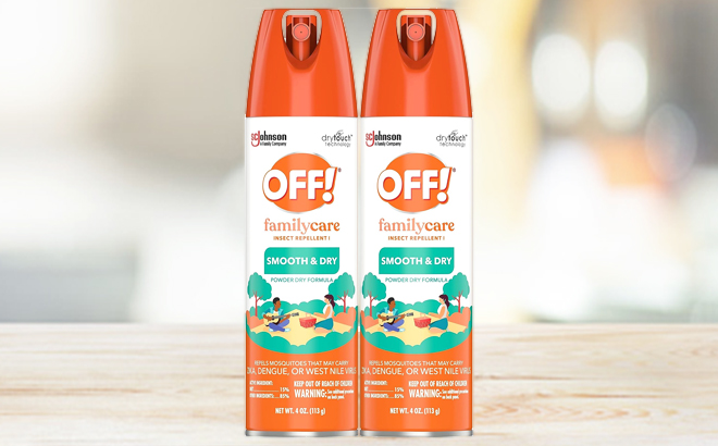 OFF Family Care Insect Mosquito Repellent Bug Spray 2 Pack