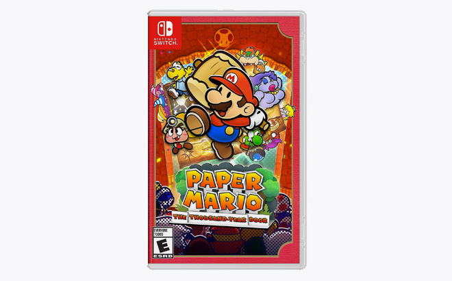 Paper Mario The Thousand Year Door Nintendo Game on White