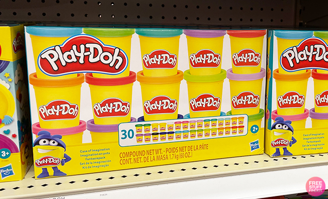 Play Doh Case of Imagination Spring Colors on a Shelf at Target