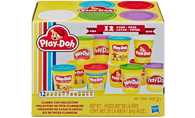 Play Doh Retro Classic Can Collection 12 Pack