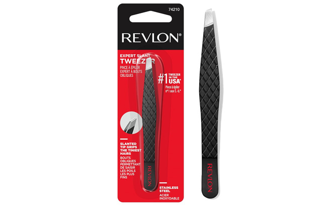 Revlon Tweezer on a Plain Background