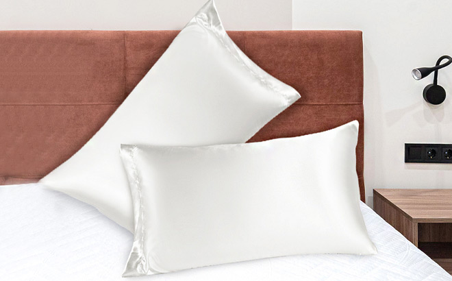 Satin Silk Pillowcases 2 Pack