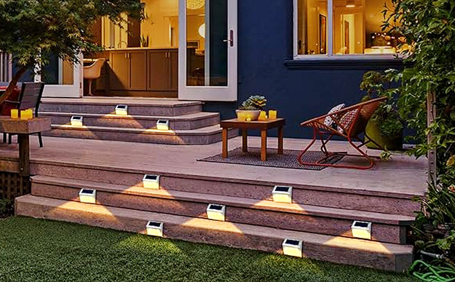 Solar Step Lights 6 Pack