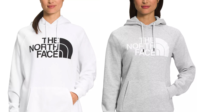 The North Face Womens Half Dome Fleece Pullover Hoodies
