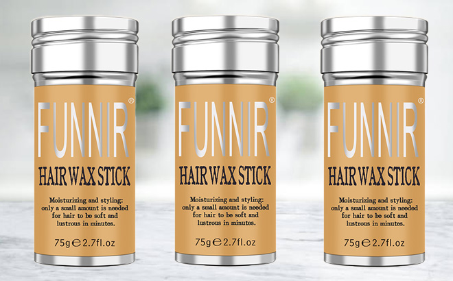 Three Pack of Funnir Hair Wax Sticks