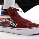 VANS ComfyCush Sk8 Hi Fired Brick Sneakers