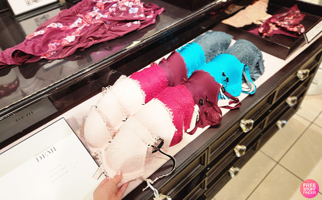 Victorias Secret Bras in the Store