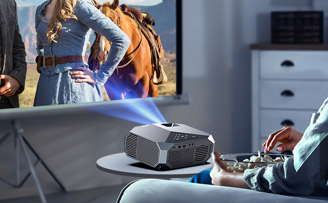 Yowhick Projector 4K with WiFi Bluetooth