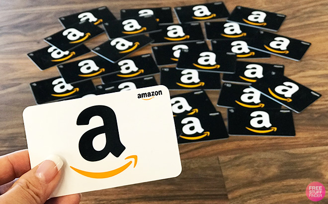 A Person Holding an Amazon Gift Card