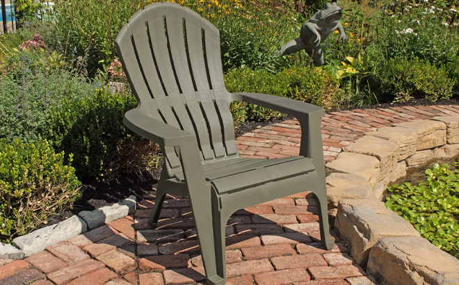 Adams Manufacturing Outdoor Resin Stackable Adirondack Chair