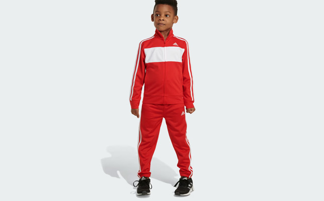 Adidas Kids Essential Tricot Set Red