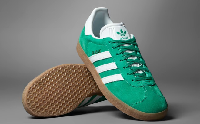 Adidas Mens Gazelle Casual Shoes Collegiate Green