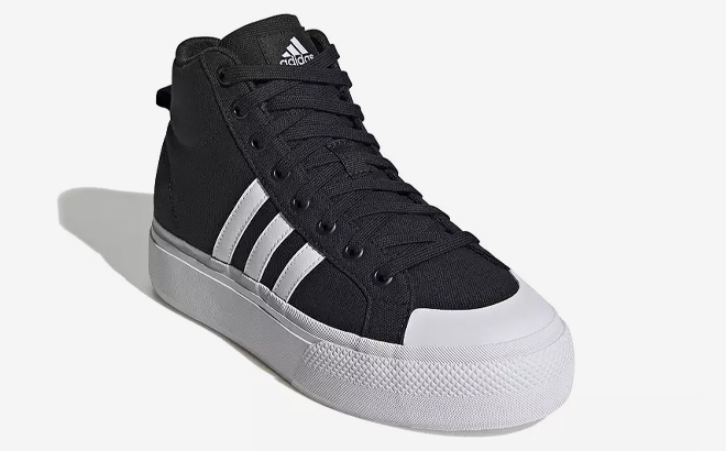 Adidas Womens Bravada 2 0 Platform Mid Lifestyle Shoes