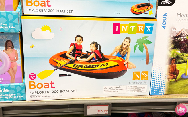 Aldi Intex Explorer 200 Boat