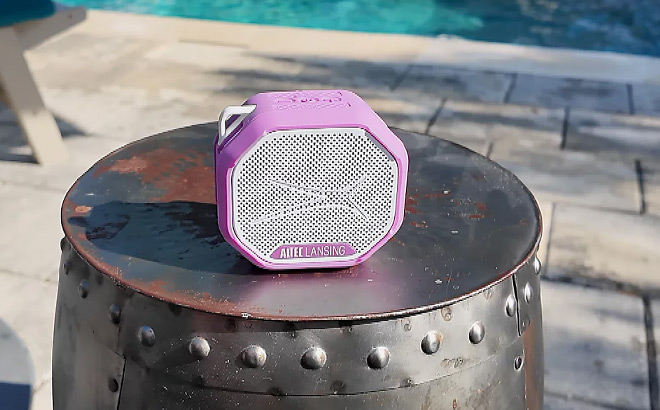 Altec Lansing Hydratek Magnetic Floating Speaker in Purple Color