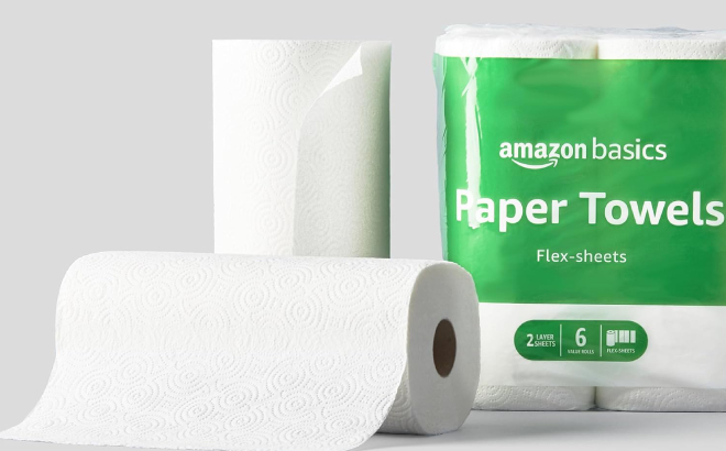 Amazon Basics 2 Ply Flex Sheets Paper Towels