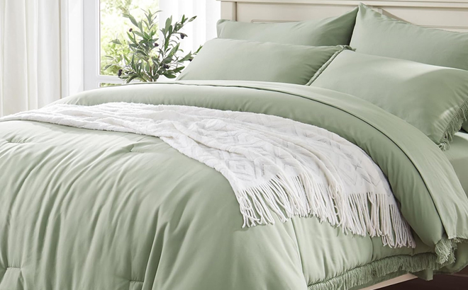 Anluoer Full Size 7 Piece Comforter Set