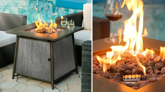 Bali Outdoors 28 Inch Gas Fire Pit Table