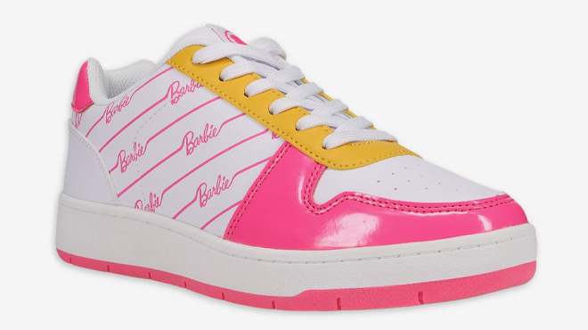 Barbie by Mattel Womens Casual Court Sneakers